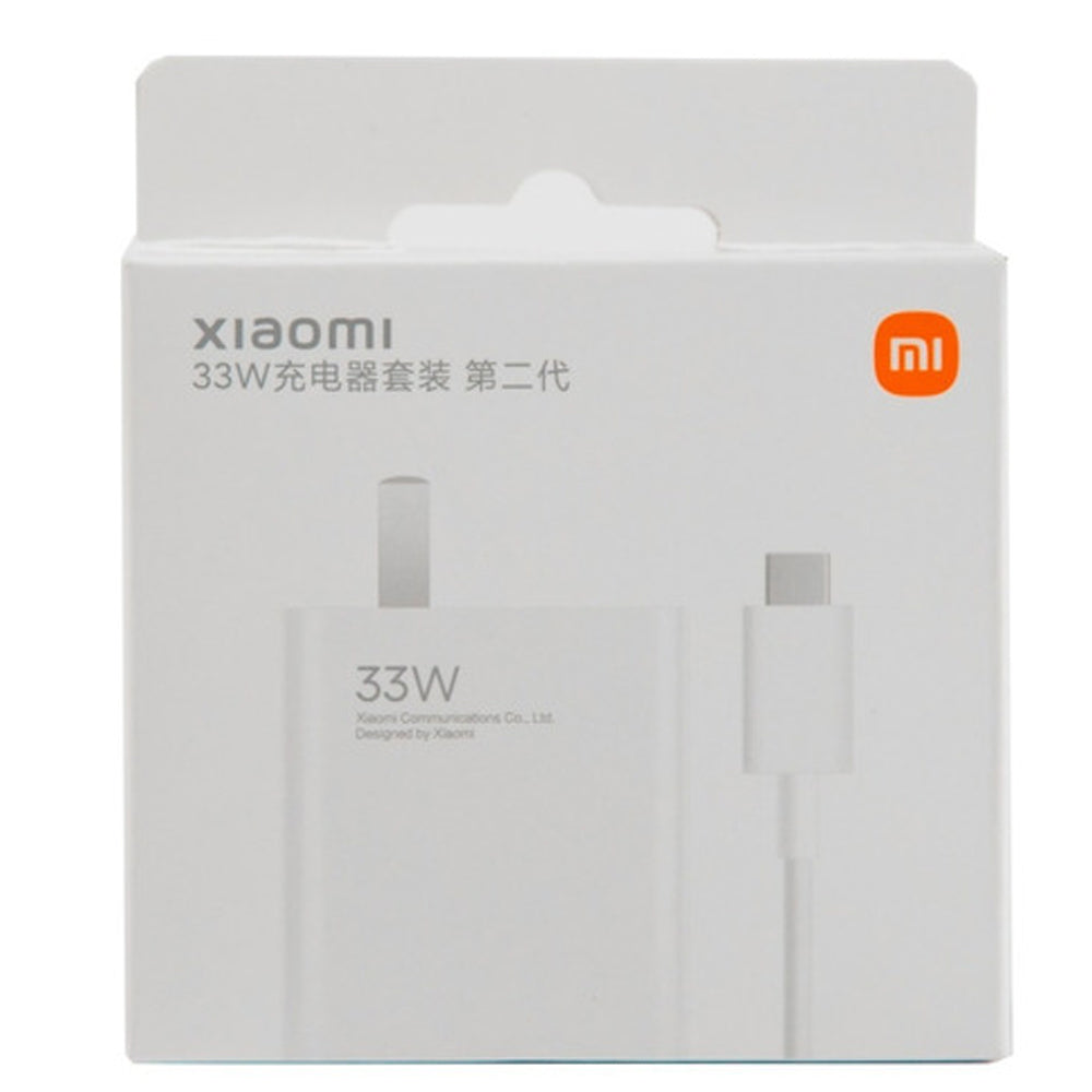 Cargador Xiaomi 33W Tipo C Carga Rápida
