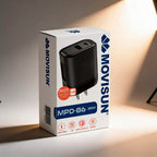 CARGA MOVISUN PARED TC-USB 25W GRIS MPD-86
