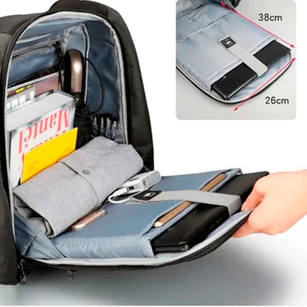 Morral Maleta Antirrobo Wefone Original Portátil 15'' Negro