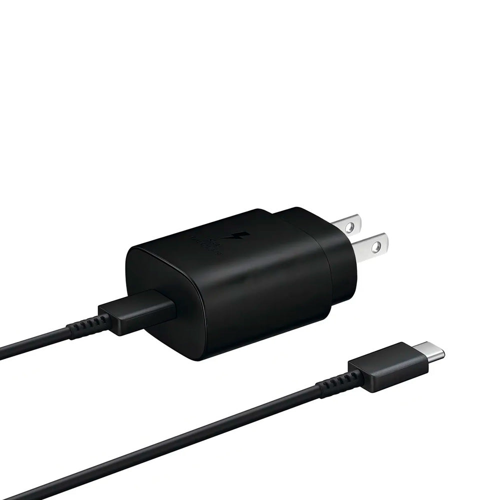 Cargador De Pared Para Samsung 25w Con Cable 1m Incluido Completo / Carga Super Rápida /Negro