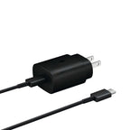 Cargador De Pared Para Samsung 25w Con Cable 1m Incluido Completo / Carga Super Rápida /Negro