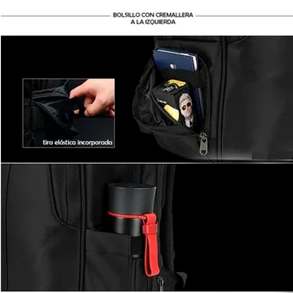 Morral Antirrobo Wefone Original Xl Negro