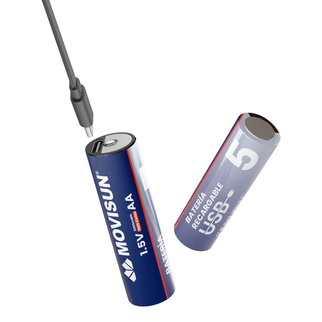 PILA MOVISUN AA RECARGABLE RB2A AZUL