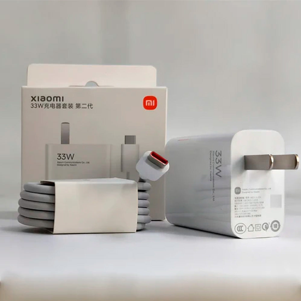 Cargador Xiaomi Original 33w Usb A Type C