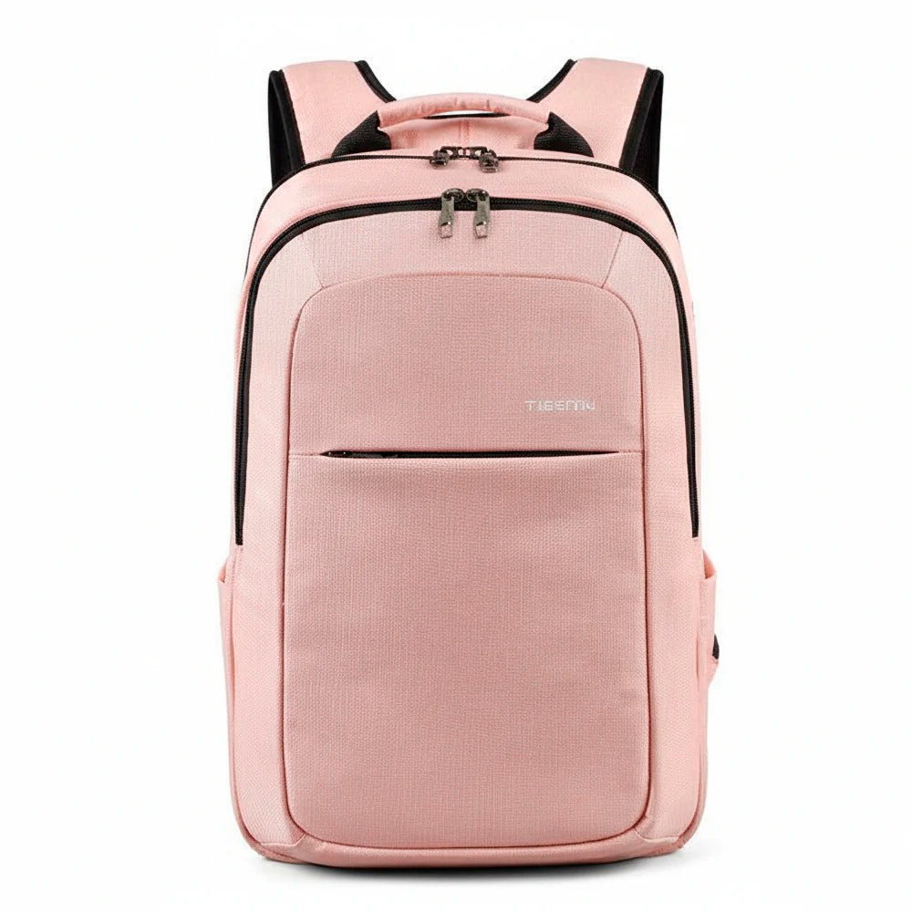 Backpack Laptop Tigernu T-B3090B 15.6" Pink Black USB