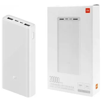 Power Bank 3 Xiaomi Carga Rápida De 20000mah