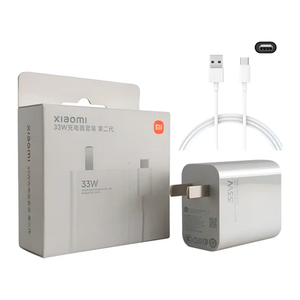 Cargador Xiaomi Original 33w Usb A Type C