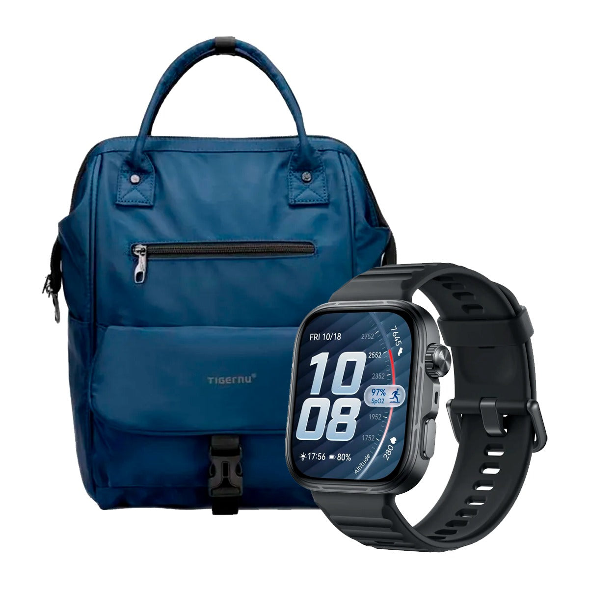 Smartwatch Huawei Fit 5 pro + Maleta deportiva azul