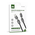 CABLE MOVISUN DATOS MULTIPUERTO GRIS NYLON 1.2M ZK-2A2