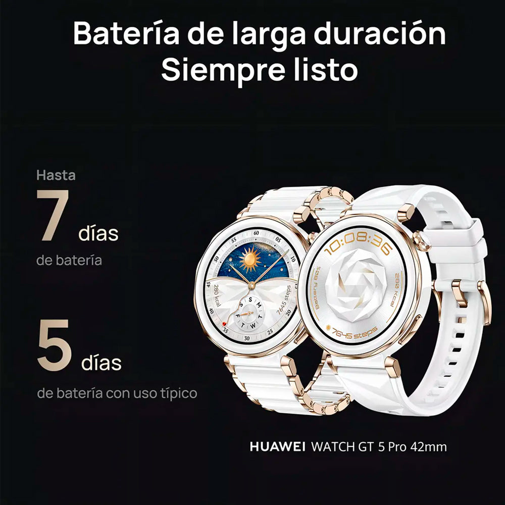 Smartwatch Huawei Watch Gt 5 Pro 42mm Blanco