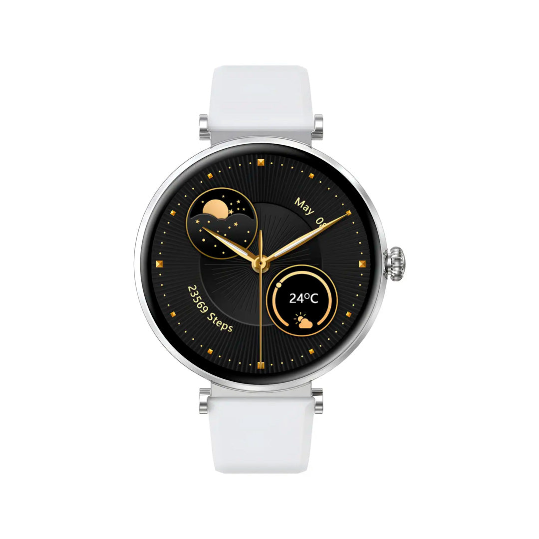 RELOJ SMART WATCH MOVISUN GRIS-ROSA QM-60