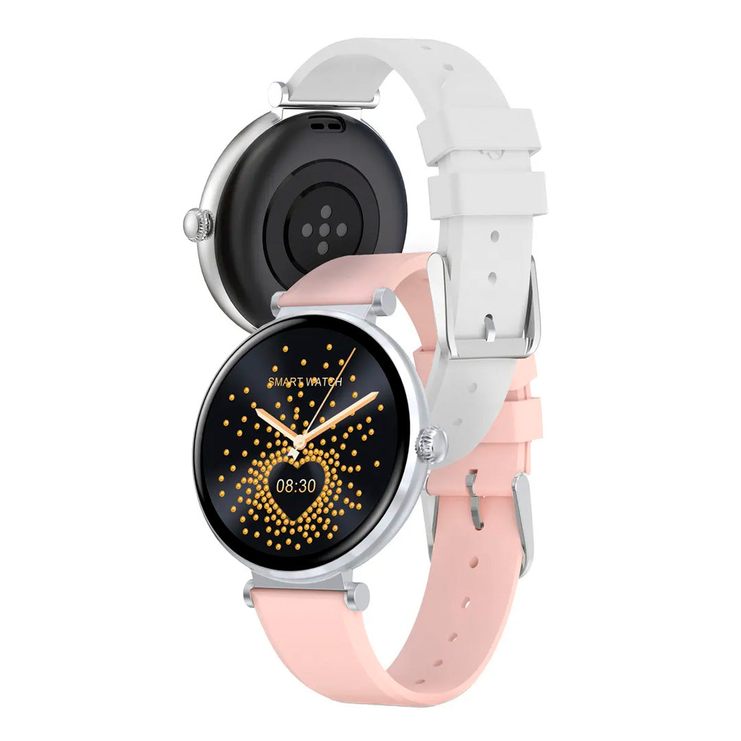 RELOJ SMART WATCH MOVISUN GRIS-ROSA QM-60