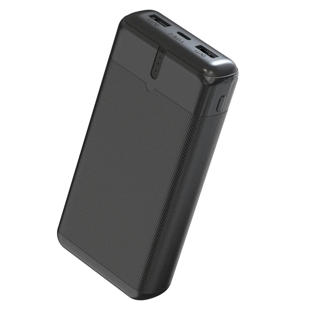Cargador Movisun Rocket P23 Powerbank 20000 Mah Color Negro