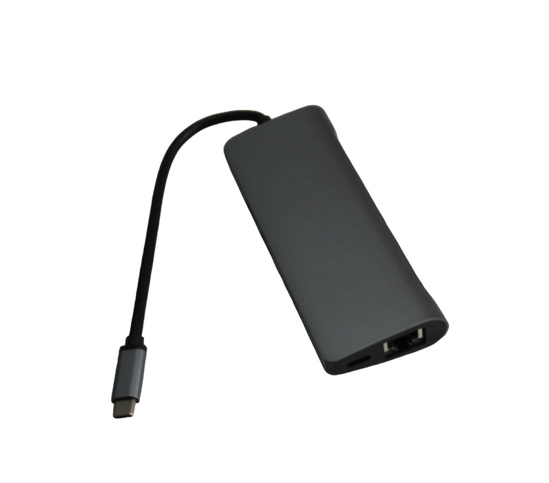 Adaptador Convertidor X 9 Puertos Multifunción USB-c A HDTV