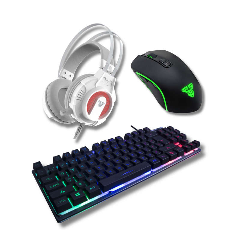 Combo Fantech Gamer  Mouse Thor x9- Teclado K613 - Diadema  HG17S Space Edition