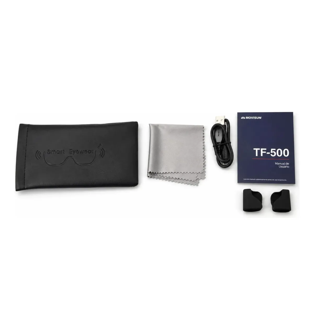 Gafas Inteligentes Bluetooth Movisun Tf-500 Fotocromáticos Plateado