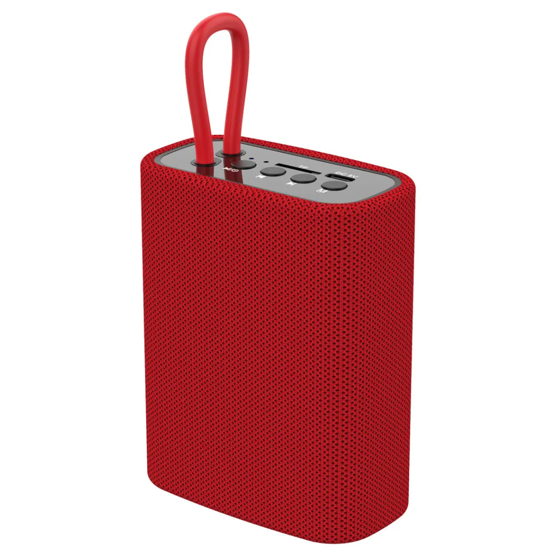 Mini Parlante Inalámbrico Bluetooth Movisun Nova 5w Color Rojo 5 w