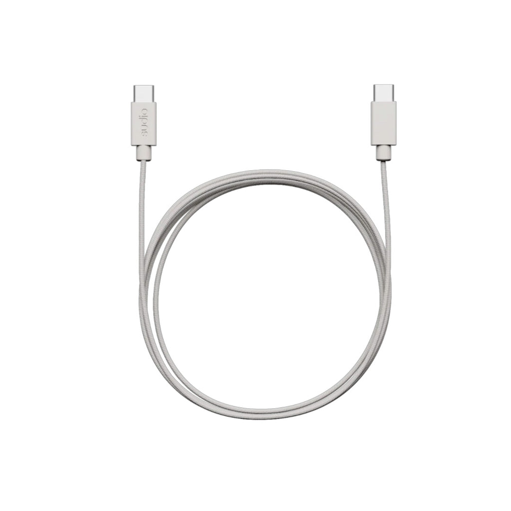 Combo Cargador Sudio P1 25w + Cable Usb C Trenzado 1.8m