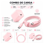 Combo Cargador Sudio P1 25w + Cable Usb C Trenzado 1.8m