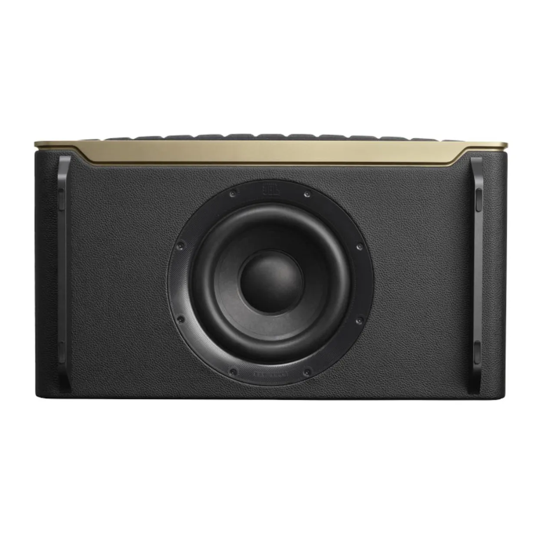Parlante JBL Authentics 500 JBLAUTH500BLKAM portátil con bluetooth y wifi negra