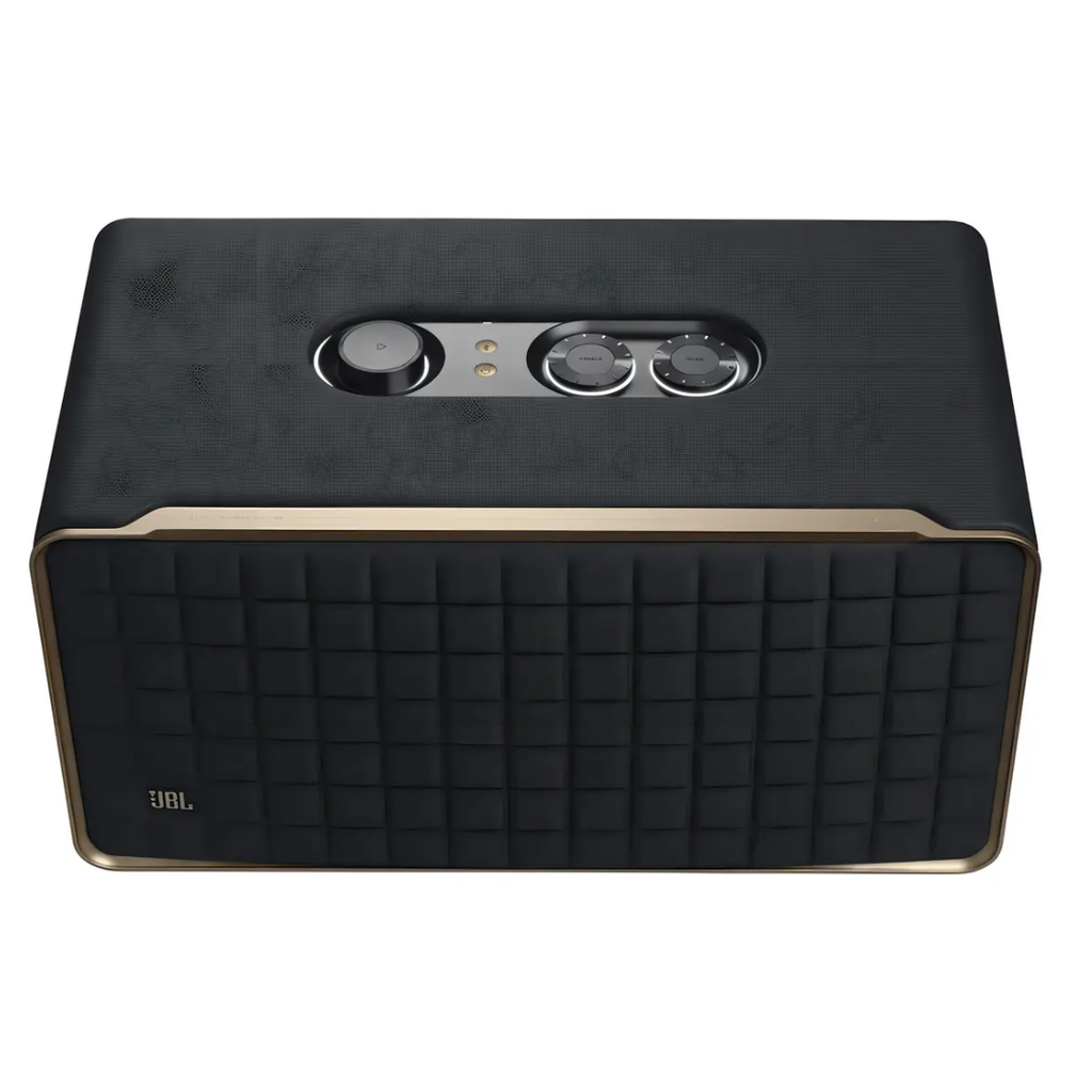Parlante JBL Authentics 500 JBLAUTH500BLKAM portátil con bluetooth y wifi negra