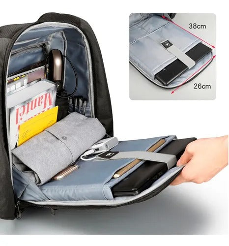 Morral Maleta Antirrobo Wefone Original Portátil 15'' Negro