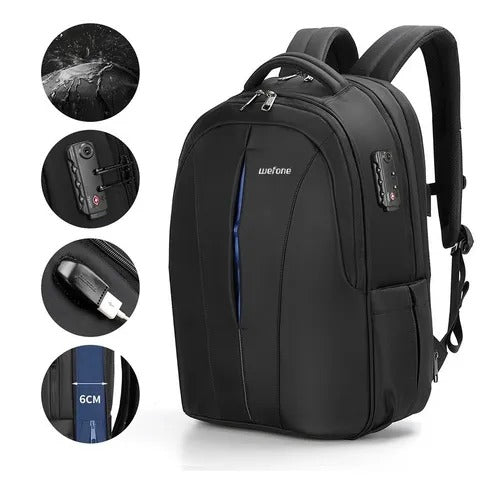 Morral Antirrobo Wefone Original Xl Negro