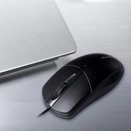 Mouse Alámbrico Milang Office Negro