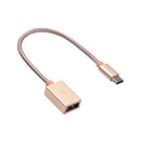 Adaptador Hoco Ua3 Tipo-c Usb Dorado